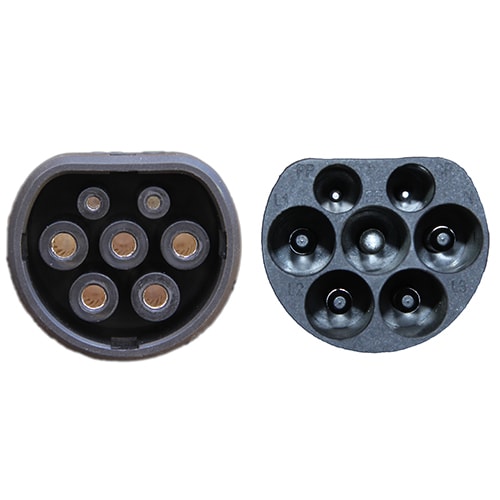 2-EVMOTIONS Delta Typ 2 -> Typ 2 (1x32A) 8m Elektroauto Ladekabel